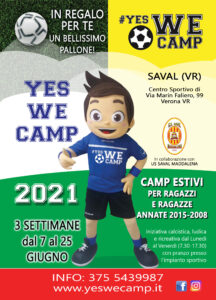 Scopri di più sull'articolo YES WE CAMP in zona SAVAL dal 7 al 25 giugno 2021